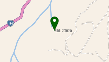 関西電力株式会社 祖山発電所の地図画像