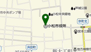 中野ふとん店の地図画像