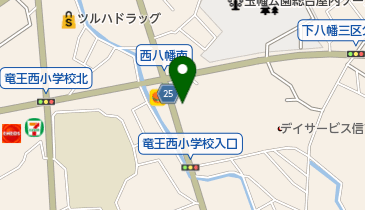 スキーショップコラボの地図画像