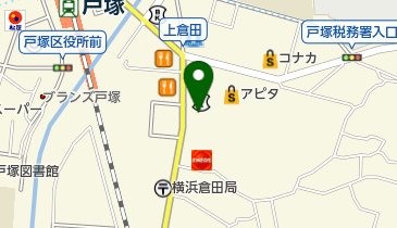 ペットショップディスワンアピタ戸塚店の地図画像