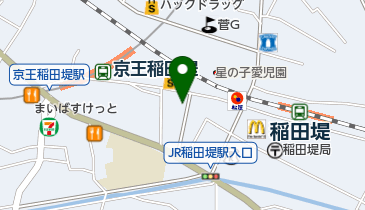 三和整骨院稲田堤院の地図画像