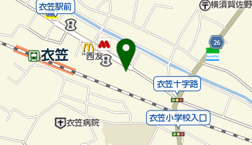 メガネのささき衣笠店の地図画像