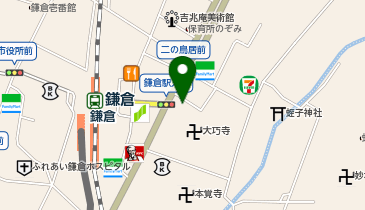 ノースフェイス・ヘリーハンセン鎌倉店の地図画像