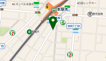 ザ・サンラウンジ本厚木店の地図画像