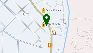 まいどおおきに大曲食堂の地図画像