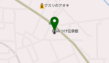 みつけ伝承館の地図画像