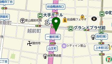 寿し工房大辻一番町店の地図画像