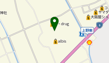 きもの京山和の館の地図画像