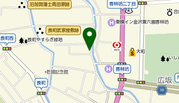アロマ香房焚屋の地図画像