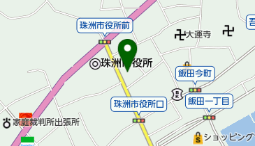 飯田わくわく広場の地図画像