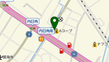 ばらずしAコープかほく店の地図画像