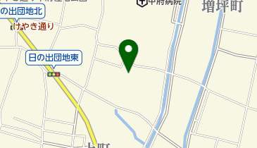 愛の家グループホーム甲府増坪の地図画像