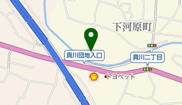 トガシ理容店の地図画像