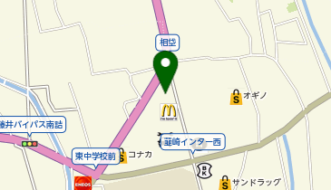 理容プラージュ韮崎店の地図画像