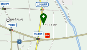 ネッツトヨタ山梨株式会社 南アルプス店の地図画像