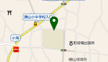 富士河口湖町役場 富士河口湖町立 勝山学校給食センターの地図画像