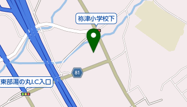 味の里とうみの地図画像