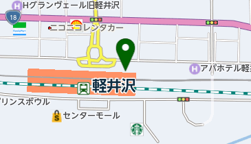 アベイシングエイプパイレーツストア軽井沢店(ABATHINGAPEPIの地図画像