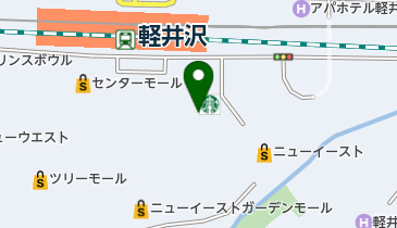 ポール・スチュアート軽井沢店の地図画像