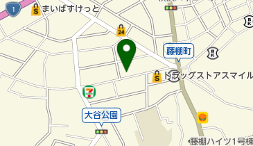 ふじだな接骨院の地図画像