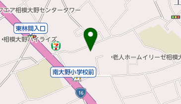 グルメガーデン・パーティ専用部門の地図画像