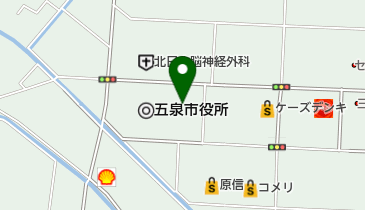 ごせん乗合タクシーさくら号受付センターの地図画像