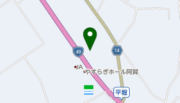 町民ホールあがのの地図画像