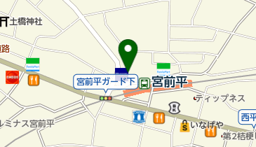 オブヘアー 宮前平店の地図画像