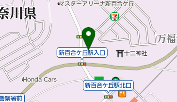 つくばクリーニングオダキュウOX万福寺店の地図画像