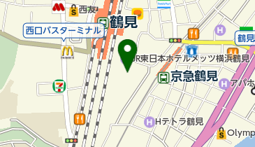 鶴見区役所 鶴見中央コミュニティハウスの地図画像