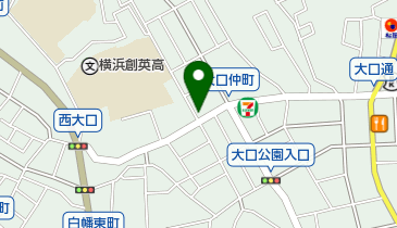 GREENROOM理容室の地図画像
