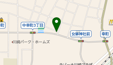 ピュアマインド川崎店の地図画像