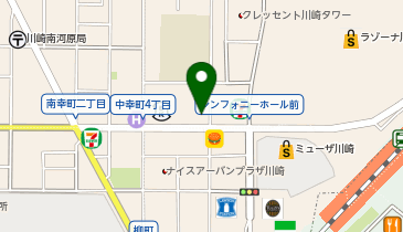 ザ・サンラウンジ川崎店の地図画像
