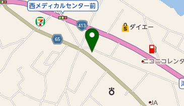 なかの整骨院の地図画像