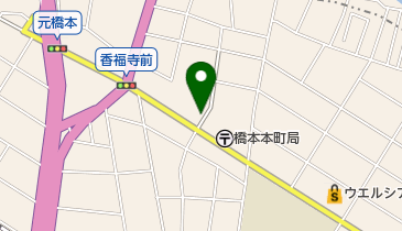 ペットショップしらいの地図画像