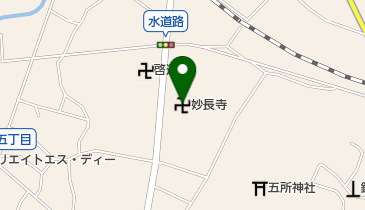 妙長寺の地図画像