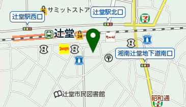カマヤ薬局辻堂本店の地図画像