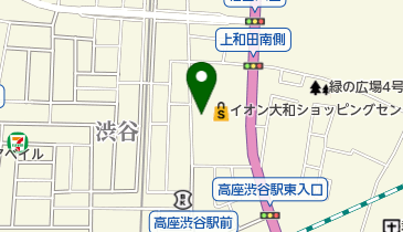 株式会社スクール洋品ナカムライオン大和店の地図画像