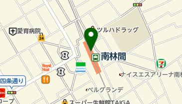 ポニークリーニング小田急マルシェ南林間店の地図画像