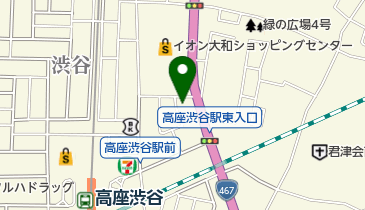 ふとんのナカヤマ高座渋谷店の地図画像