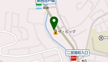 フラワーハウスハセガワ二宮店の地図画像