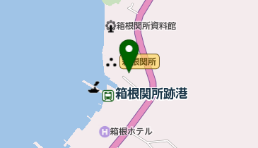 玉屋箱根の関所の地図画像