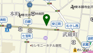 ことぶき金沢店の地図画像
