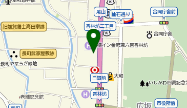 ノースフェイスプラス金沢店の地図画像