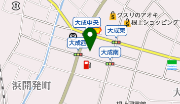 JA根上 大成町セルフ給油所の地図画像