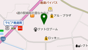 癒しのマッサージホウコ東洋整体の地図画像