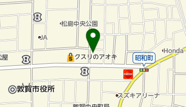 石蔵&GOLD・JAPAN敦賀店の地図画像