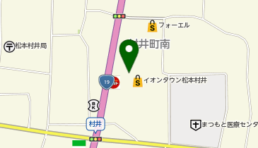 シューマート 松本村井店の地図画像