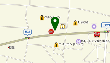 ミストラル駒ヶ根店の地図画像