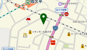 株式会社マスタカスポーツ佐久平店の地図画像